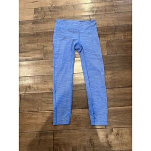 Outdoor Voices Blue Leggings High Waist Athletic Workout Pants Medium
